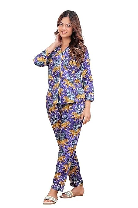 Leopard Printed Night Suit Set