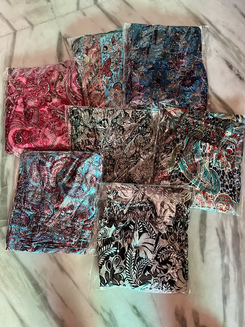 Women Silk Plazo With Back Elastic