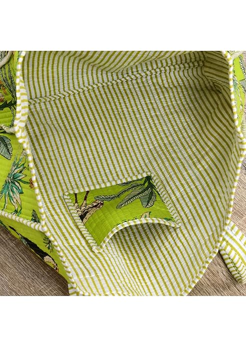 Quilted Cotton Tote Bag