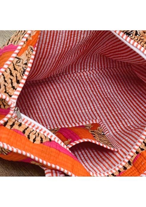 Quilted Cotton Tote Bag