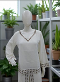 Embroidery Cotton Bohemian Style Short Kurti