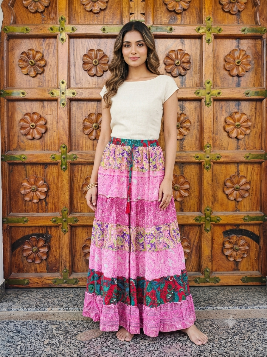 Gypsy Long frill Skirt