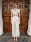 Women's Boho V-Neck Casual long Maxi, Sleeveless dress