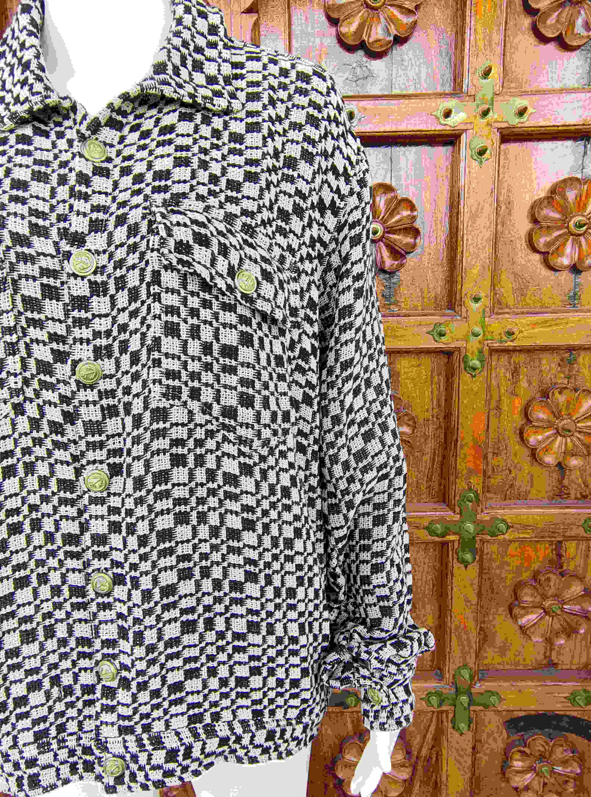 Unisex All-Season Woven Bohemian Style 100% Cotton  Bomber Jacket