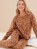 Animal Print Pajama Set
