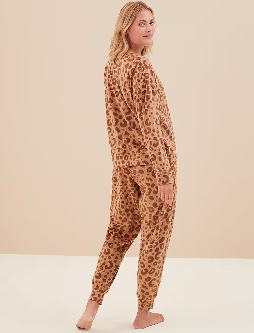 Animal Print Pajama Set