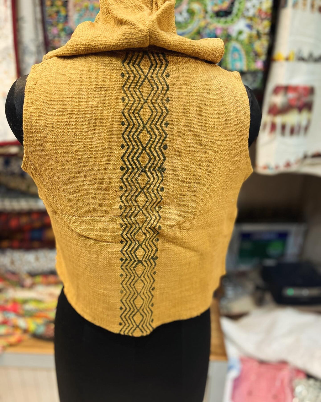 Block Printed Cotton Boho Jacket