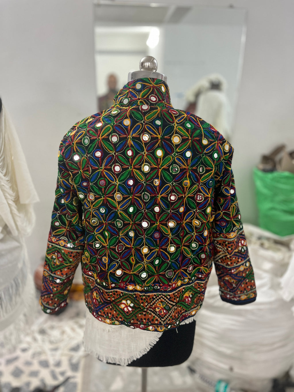 Kachhi Banjara Embroidery Bohemian Jacket