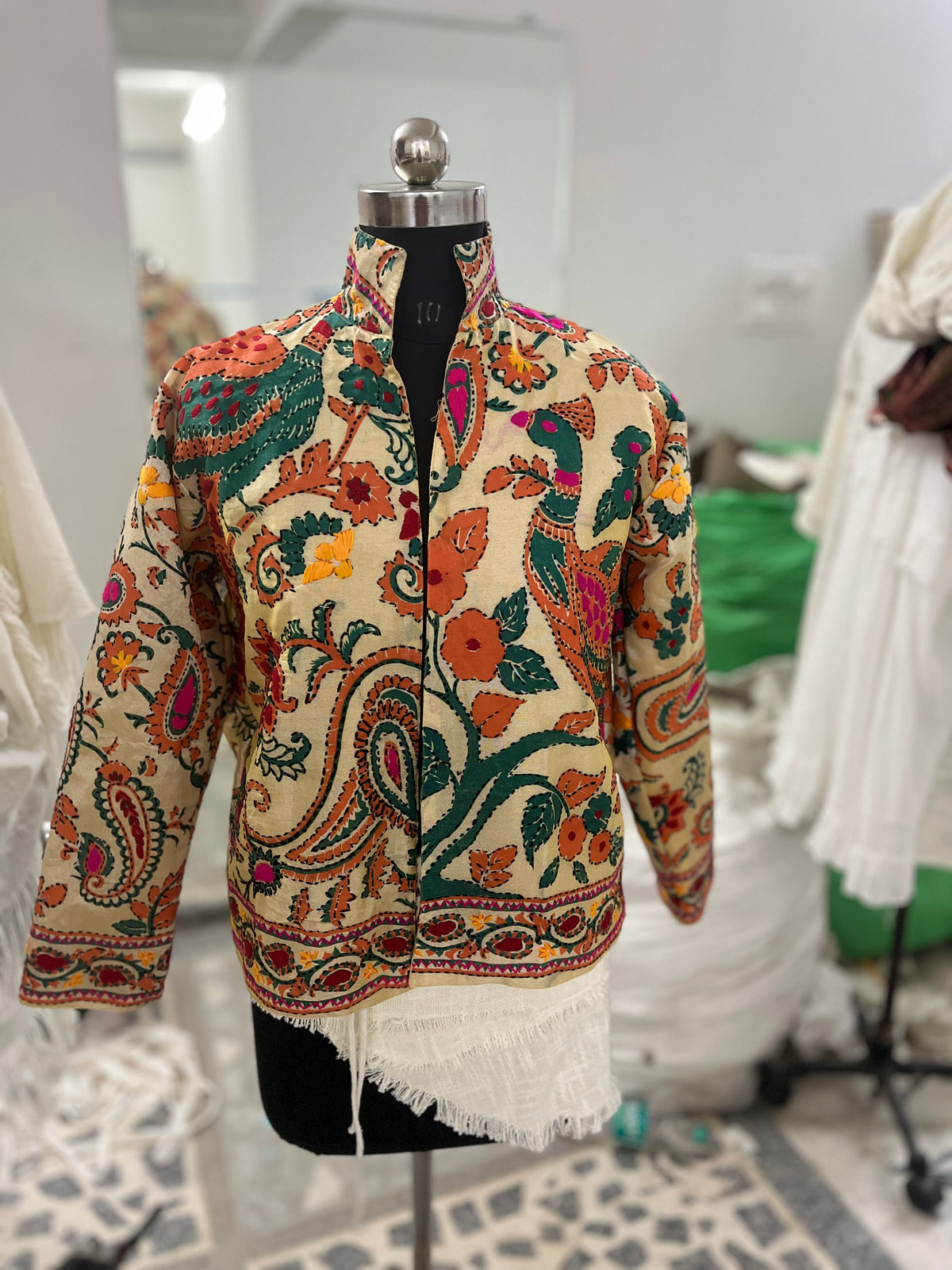 Phulkari Hand Embroidery Jacket