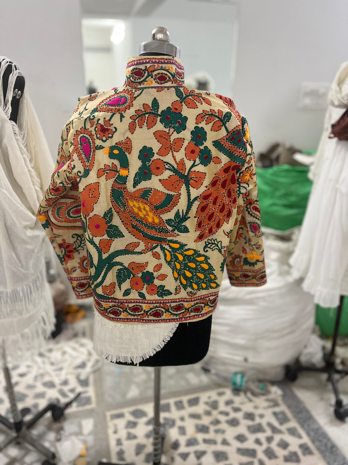 Phulkari Hand Embroidery Jacket